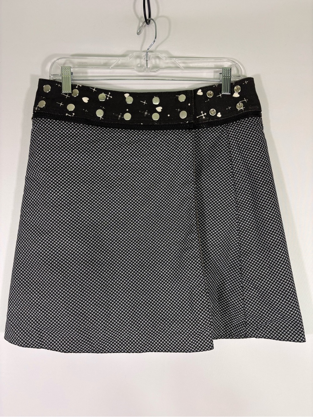 Zand Amsterdam Reversible Convertible Wrap Skirt Belt Artwear Goth Boho
